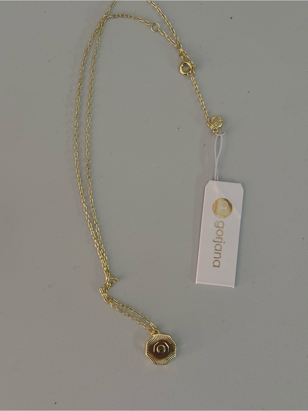 Gorjana Radiant Gold Sunburst Pendant Necklace - Picture 1 of 5